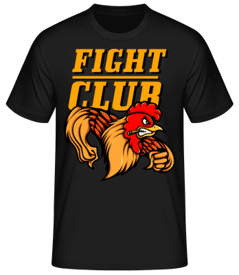 Fight Club Rooster - Camiseta básica para hombre - Negro - delante