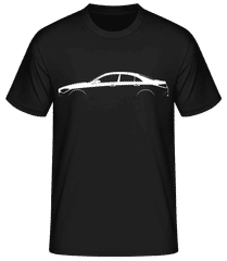 'Mercedes-Benz CLA C118' Silhouette · Men's Basic T-Shirt