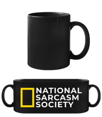 National Sarcasm Society · Schwarze Tasse