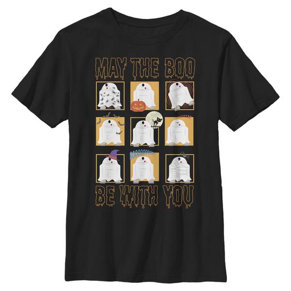Aperçu: Star Wars - R2-D2 R2D2 Costumes - Halloween - Enfant T-shirt - Noir - Devant