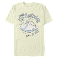 Disney - Alice in Wonderland - Alice UnBirthday - Men's T-Shirt - Cream - Front