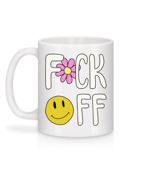 Aperçu: Fck Off - Mug en céramique blanc - Blanc - Derrière