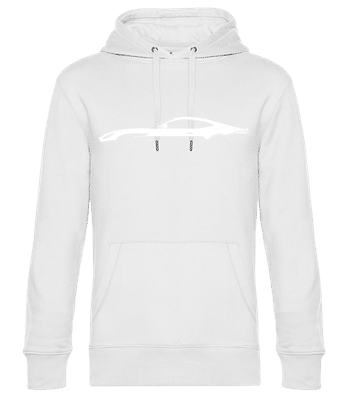 'Aston Martin DBS Superleg.' Silhouette - Sudadera estándar para hombre - Blanco - delante