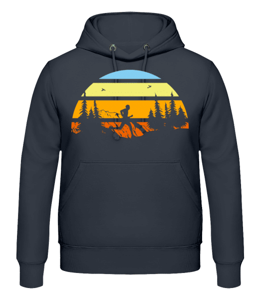 Vorschau: Mountain Run - Männer Hoodie - Anthrazit - Vorne