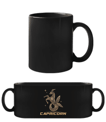 Mecha Robotic Zodiac Sign Capricorn · Schwarze Tasse