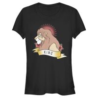 Disney - The Lion King - Simba King - Women's T-Shirt - Black - Front