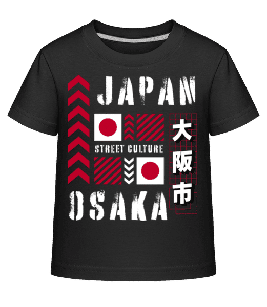 Aperçu: Japan Osaka - T-shirt shirtinator Enfant - Noir - Devant