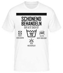 Der Alte Sack Ist 70 · Männer Basic T-Shirt