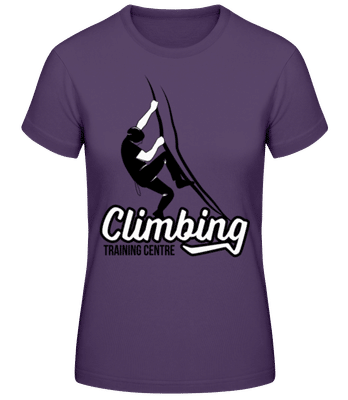 Climbing Training Centre White - Frauen T-Shirt B&C - Lila - Vorne