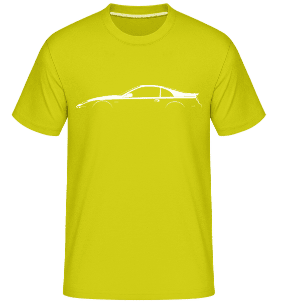 Aperçu: 'Nissan 300ZX (Z32)' Silhouette - T-Shirt Shirtinator homme - Citron vert - Devant