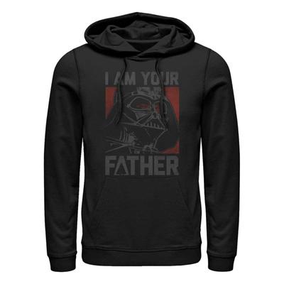 Star Wars - Darth Vader Father Figure - Día del Padre - Unisex Sudadera con capucha - Negro - delante