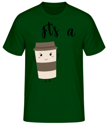 It Is A Match - T-shirt standard Homme - Vert bouteille - Devant