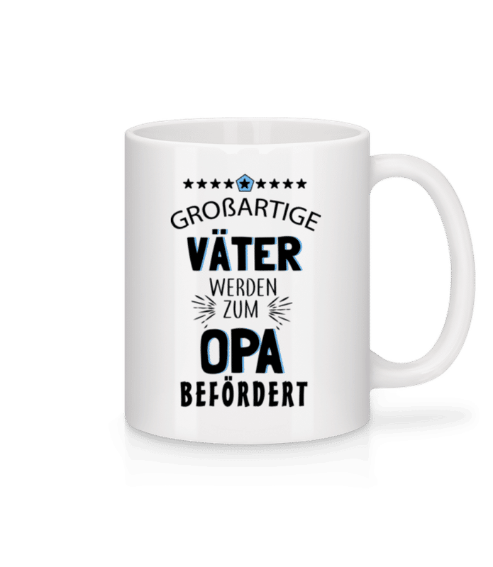 Vorschau: Beförderung Zum Opa - Tasse - Weiß - Vorne