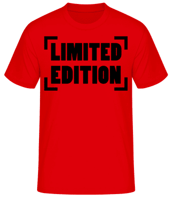 Limited Edition Logo - T-shirt standard Homme - Rouge - Devant