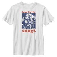 Star Wars - The Mandalorian - Mandalorian & the Child The Snugs - Niños Camiseta - Blanco - delante