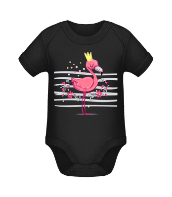 Royal Flamingo - Bio body pre deti - Čierna - Predné