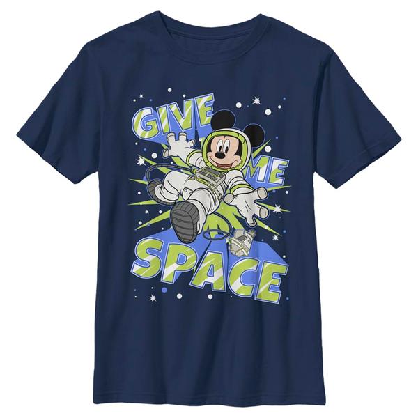 Aperçu: Disney - Mickey Mouse - Mickey Mouse Spacey Mickey - Enfant T-shirt - Bleu marine - Devant
