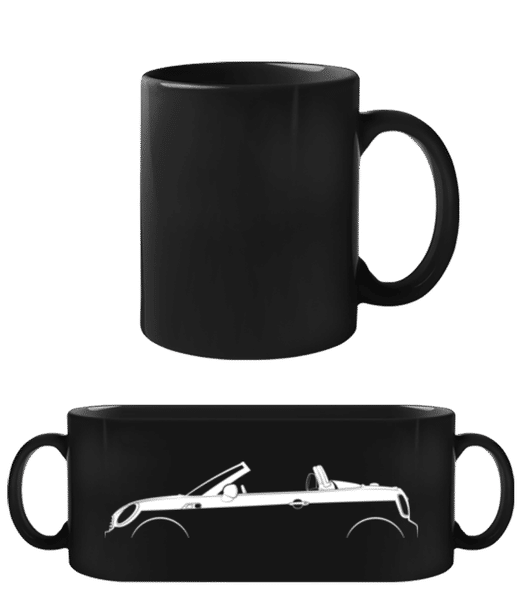Preview: 'Mini Cooper S Roadster R59' Silhouette - Black Mug - Black - Front