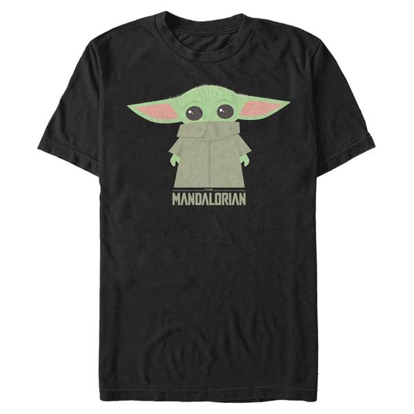 Aperçu: Star Wars - The Mandalorian - The Child Covered Face - Homme T-shirt - Noir - Devant