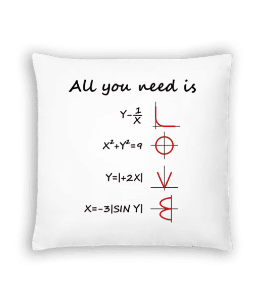 Aperçu: All You Need Is Love - Coussin - Blanc - Devant