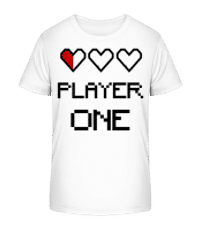 Player One - Camiseta orgánica para niños Stanley Stella 2.0 - Blanco - delante