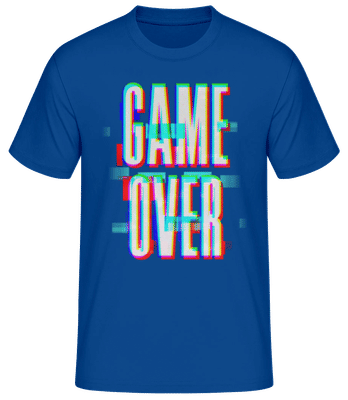 Game Over - Pánské basic tričko - Královská modrá - Napřed