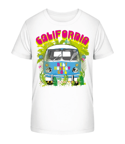 Aperçu: California Bus - T-shirt bio Enfant Stanley Stella 2.0 - Blanc - Devant