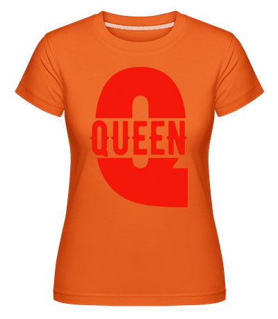 Queen Q -  T-shirt Shirtinator femme - Orange - Devant