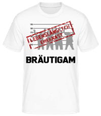 Häftling Bräutigam Schwarz - Männer Basic T-Shirt - Weiß - Vorne