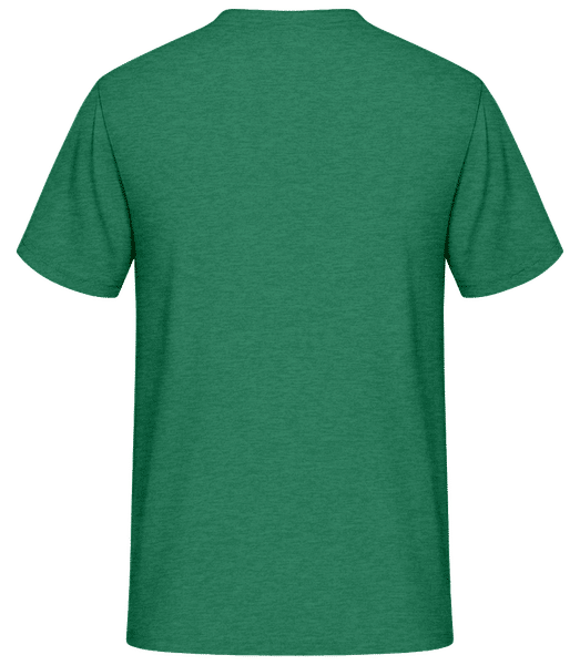 Aperçu: Star Wars - Yoda Naughty of Nice - Christmas - Homme T-shirt - Vert chiné - Derrière