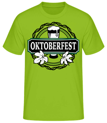 Oktoberfest Logo - Men's B&C T-Shirt - Lime - Front