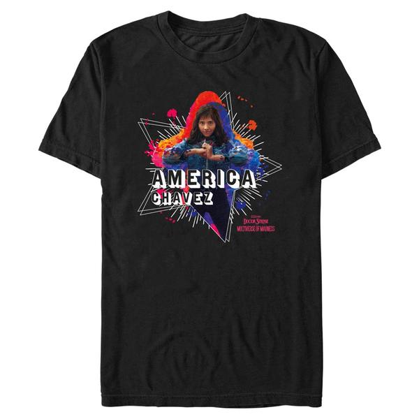 Aperçu: Marvel - Doctor Strange - America Chavez Chavez Paint - Homme T-shirt - Noir - Devant