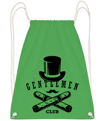 Gentlemen Club - Drawstring batoh so šnúrkami - Irish green - Predné