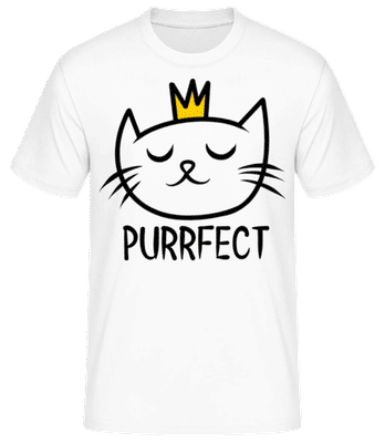 Purrfect - T-shirt standard Homme - Blanc - Devant