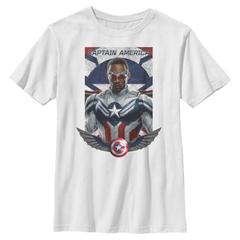 Marvel - 	The Falcon and the Winter Soldier - Captain America Falcon In Flight - Kinder T-Shirt