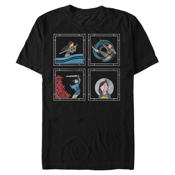 Aperçu: Disney - Mulan - Mulan Make A Man - Homme T-shirt - Noir - Devant