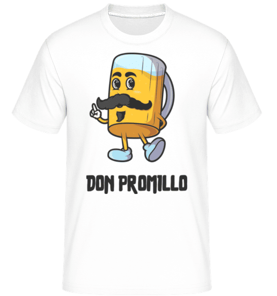 Preview: Don Promillo -  Shirtinator Men's T-Shirt - White - Front