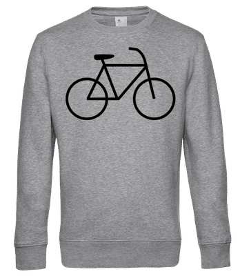 Bicycle line - Men's standard sweatshirt - Heather grey - Front