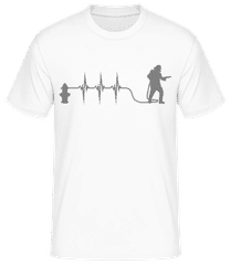 Feuerwehrmann Herzschlag · Männer T-Shirt B&C