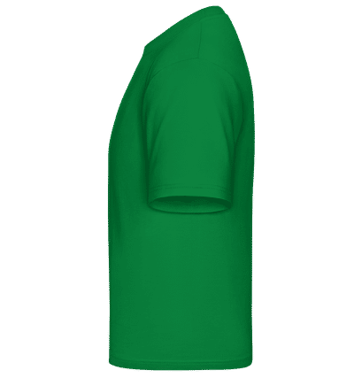 Loup Comic Ombre -  T-Shirt Shirtinator homme - Vert irlandais - Gauche