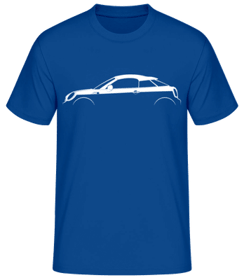 'Mini Cooper S Coupe (R58)' Silhouette - T-shirt standard Homme - Bleu royal - Devant