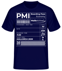 Best Man Boarding Pass Mallorca JGA · Männer T-Shirt B&C