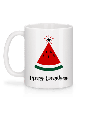 Merry Everything Christmas - Mug - White - Back