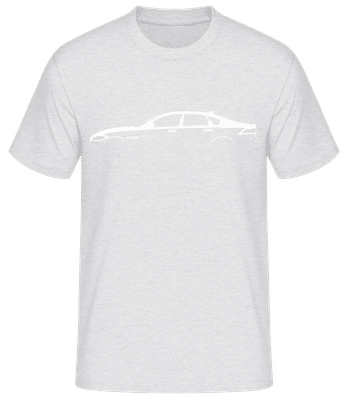 'Jaguar XF (X260)' Silhouette - T-shirt standard Homme - Gris chiné - Devant