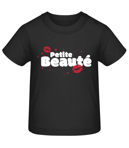 Aperçu: Petite Beauté - T-shirt Bébé - Noir - Devant