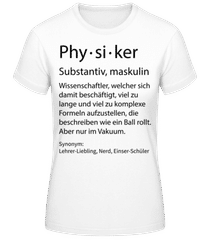 Physiker Quatsch Duden schmal · Frauen T-Shirt B&C