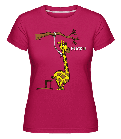 Suicidal Giraffe -  Shirtinator Women's T-Shirt - Magenta - Front