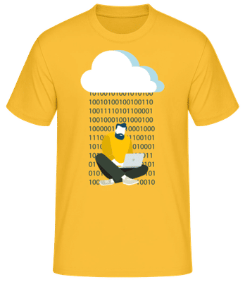 programming - Men's Basic T-Shirt - Golden yellow - Front