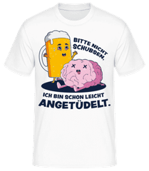 Nicht Schubsen Leicht Angetüdelt · Männer Basic T-Shirt
