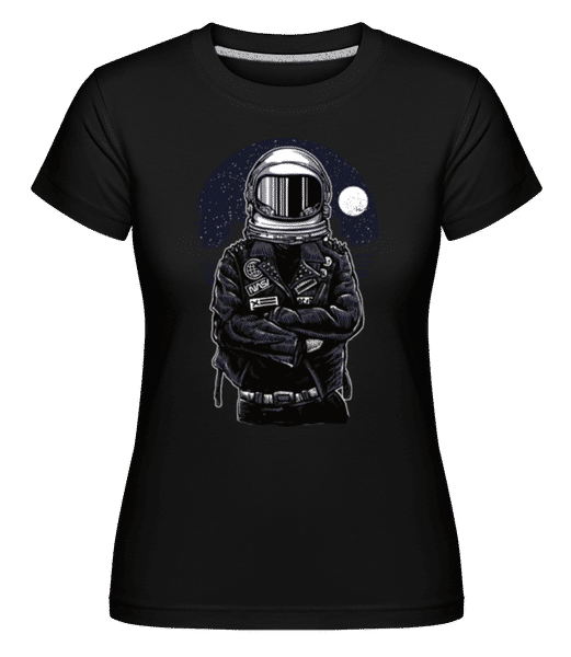 Astronaut Rebel -  T-shirt Shirtinator femme - Noir - Devant
